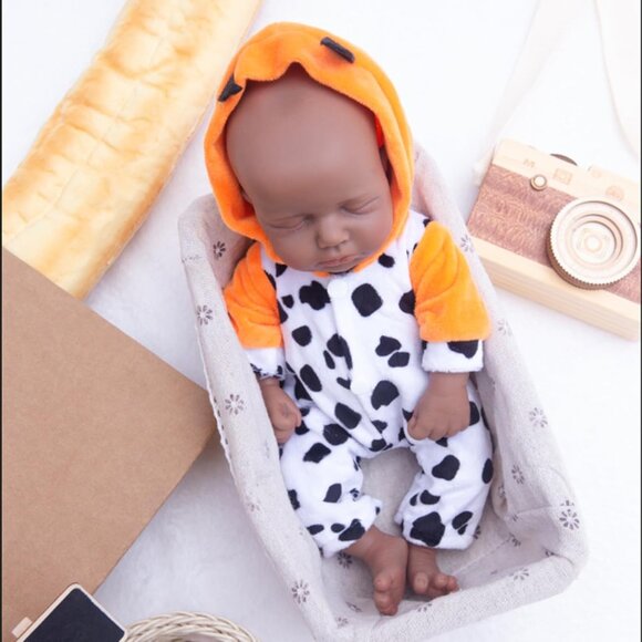 🆕 Full Body Platinum Silicone Baby Dolls Newborn Adam-Tan Reborn Baby Boy - Picture 10 of 10